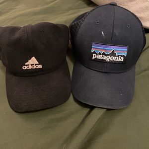 Patagonia & Adidas hats